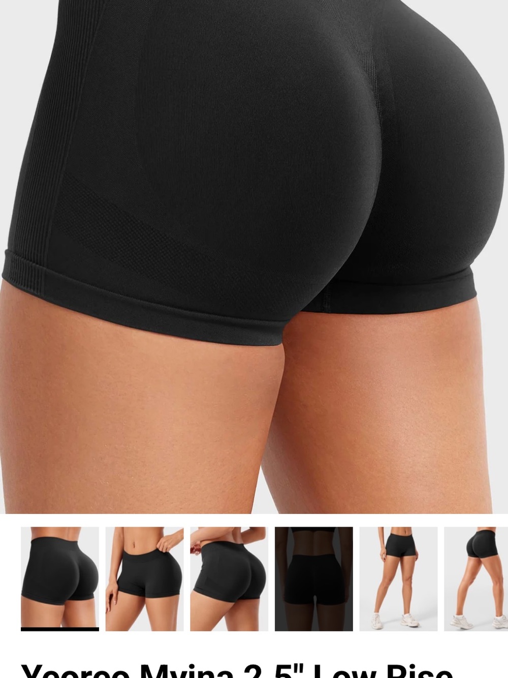 Low-Rise Women’s Bike Shorts - Black